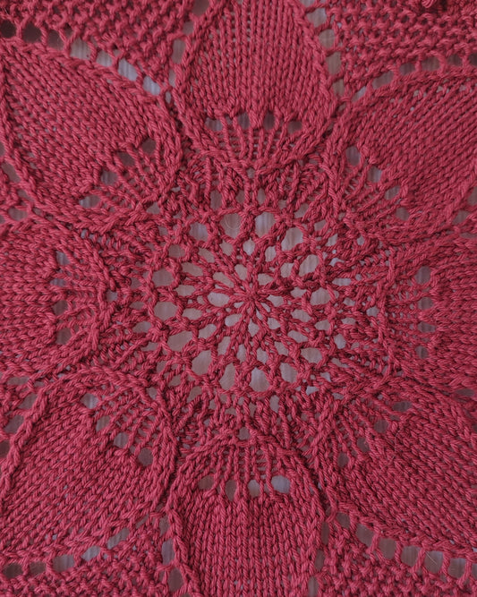 Patrón de tejido "Mandala Driada"