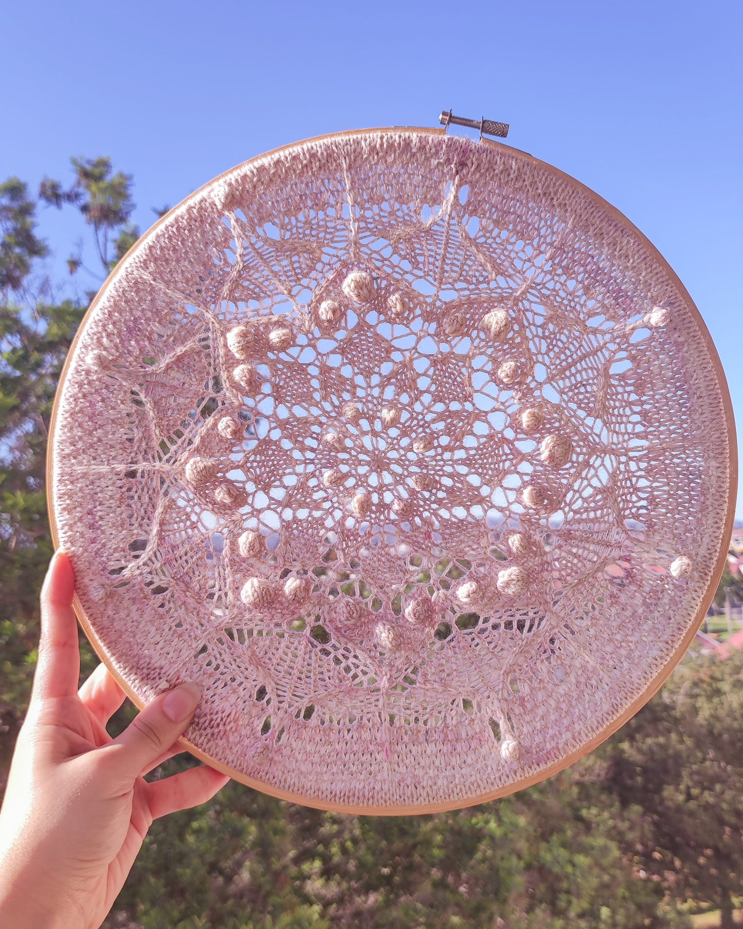 Patrón de tejido "Mandala Soham"