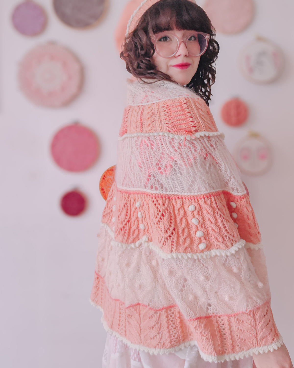 Patrón de tejido "Chal Fairycore"