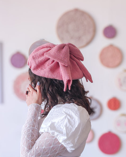 Patrón de tejido mas video "Boina Shoujo"