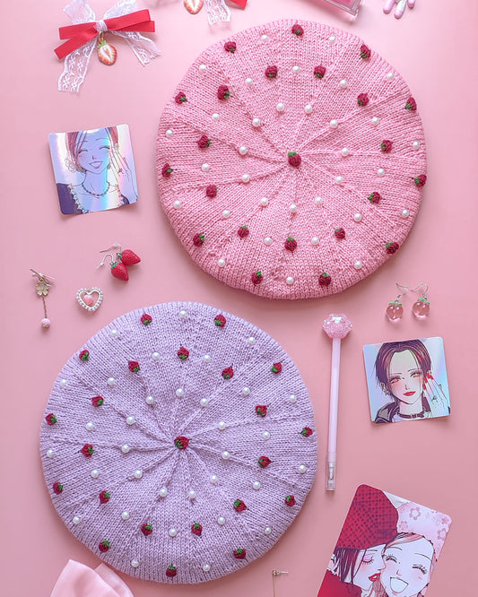 Patrón de tejido mas video "Boina Hachi"