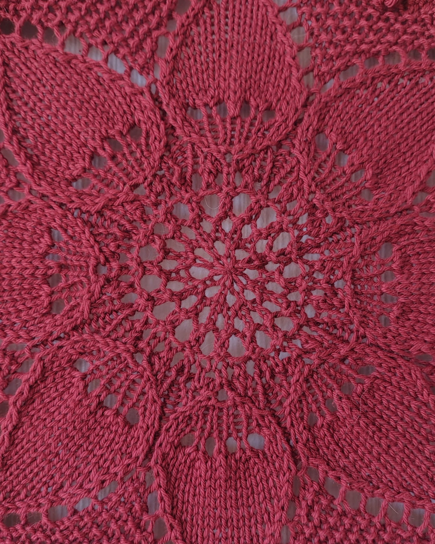 Patrón de tejido "Mandala Driada"