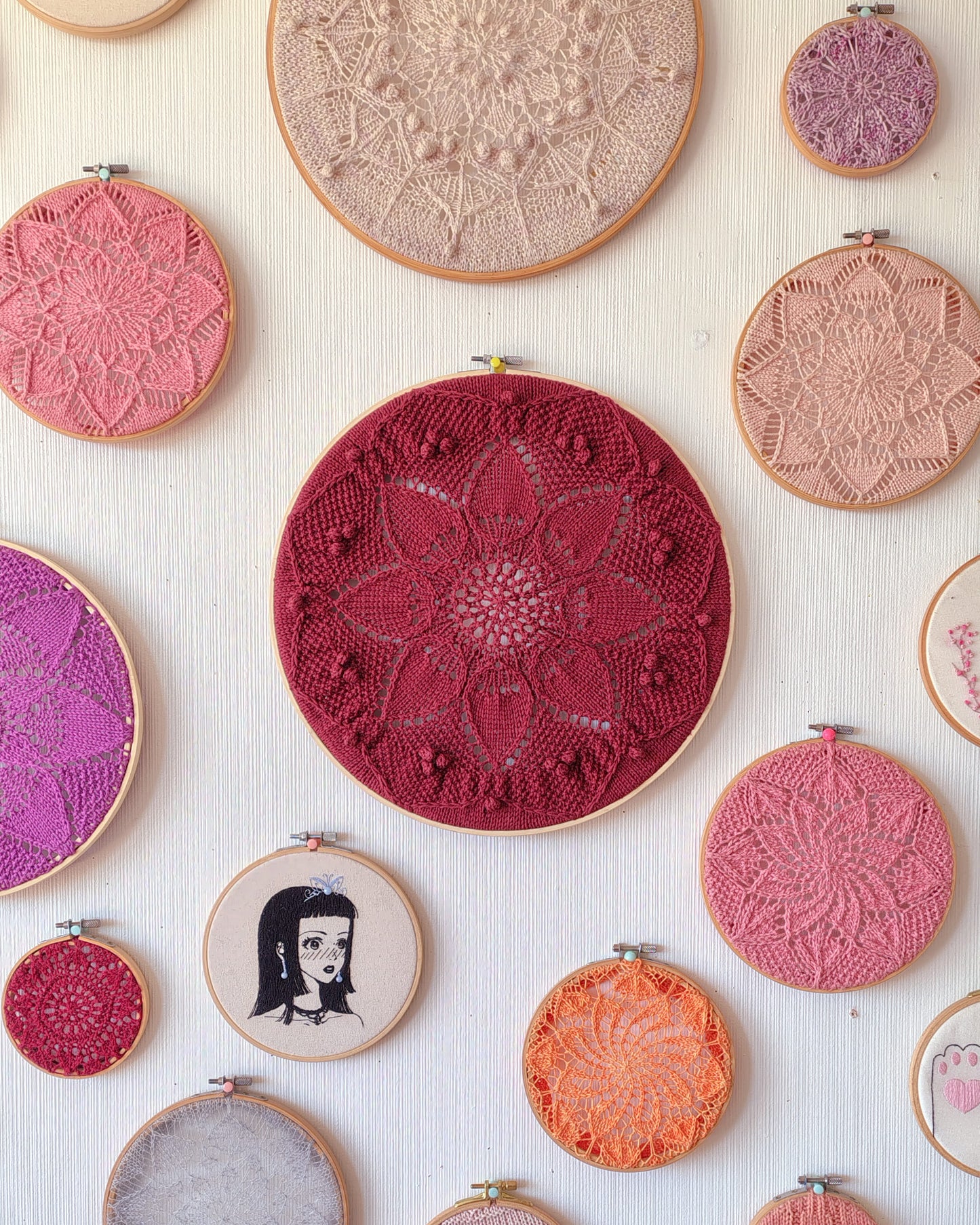 Patrón de tejido "Mandala Driada"