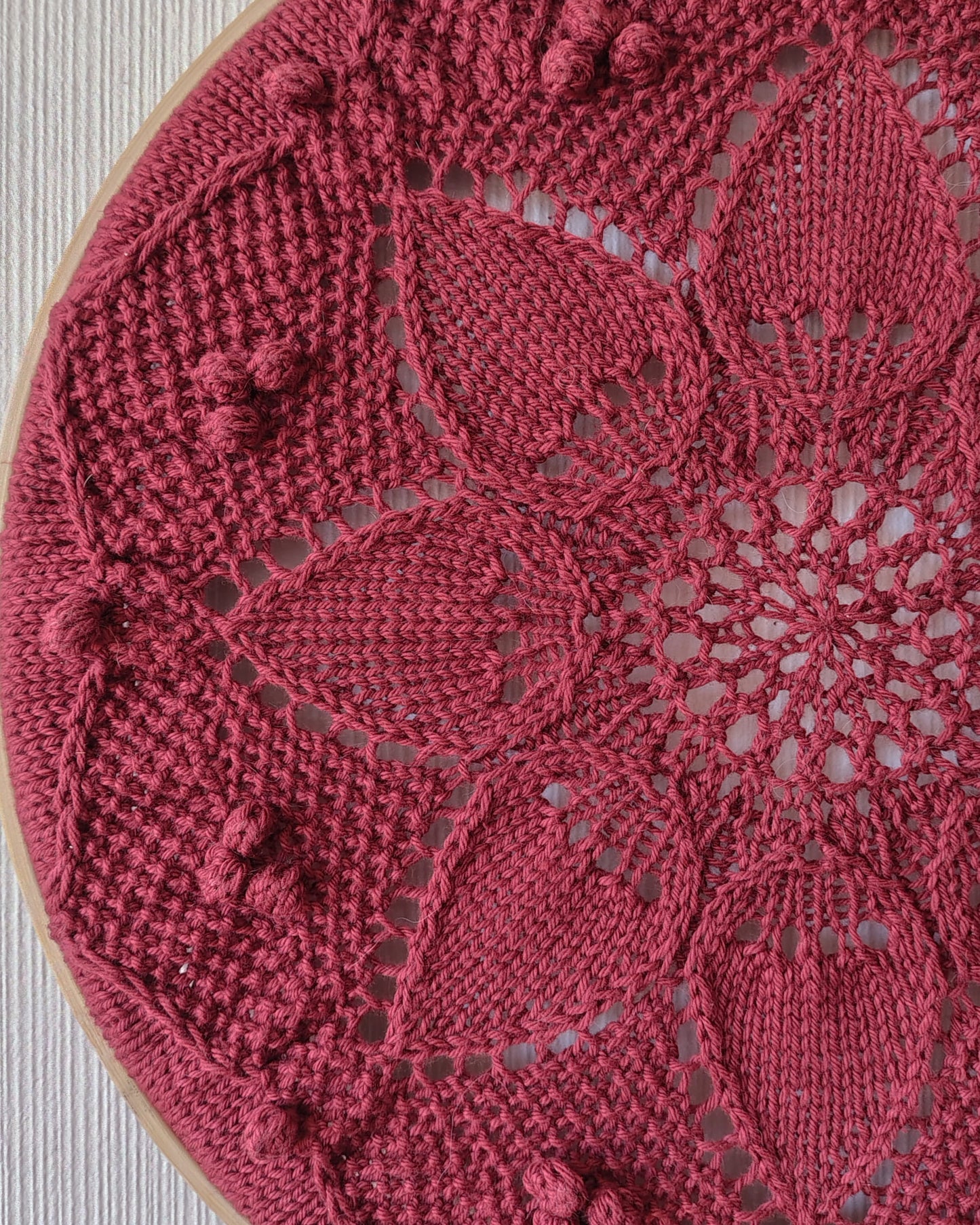 Patrón de tejido "Mandala Driada"