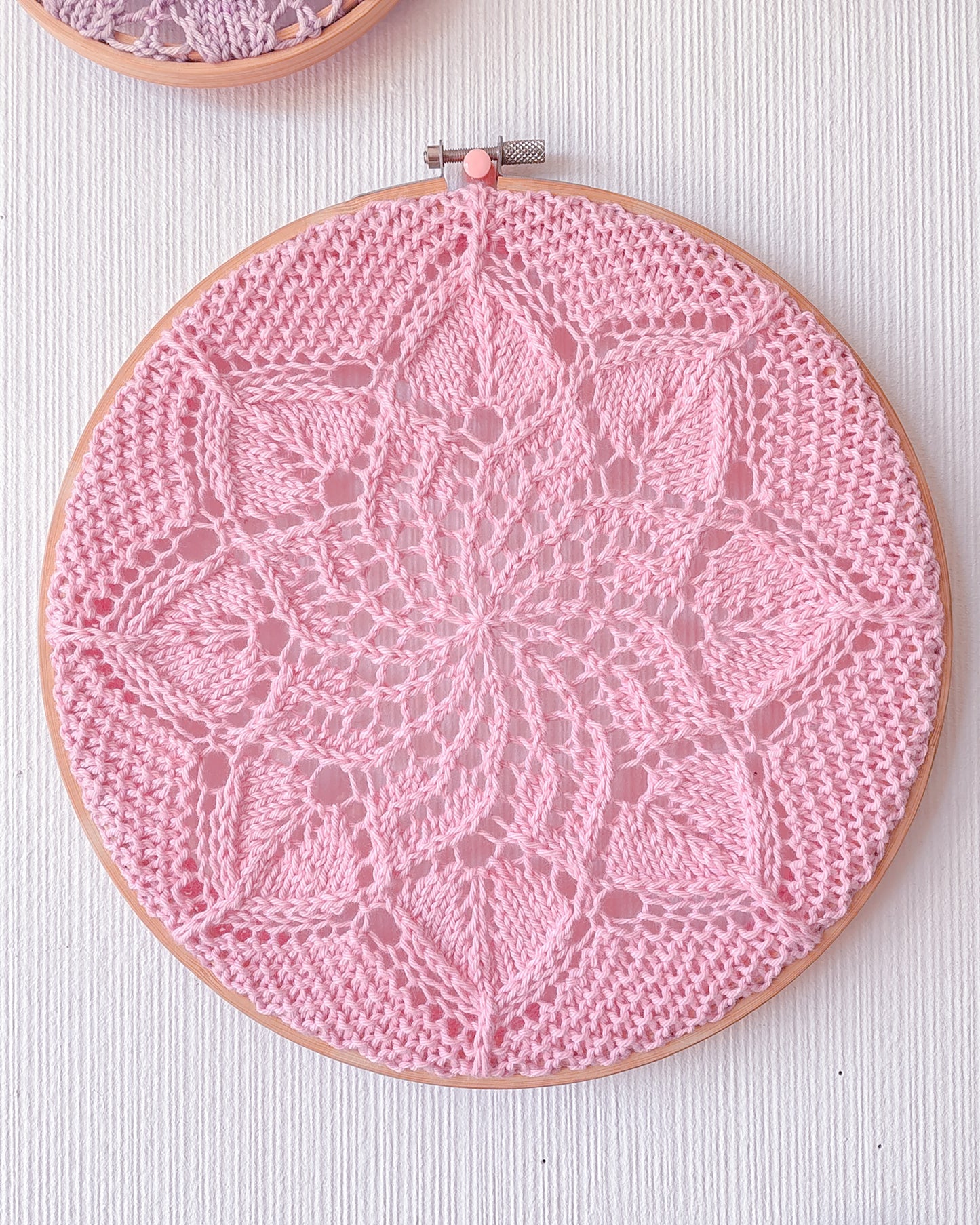 Patrón de tejido "Mandala Sakura"
