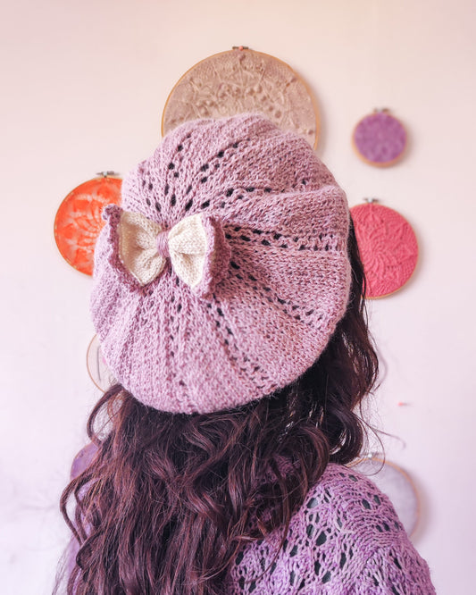 Patrón de tejido mas video "Boina Echinoidea"