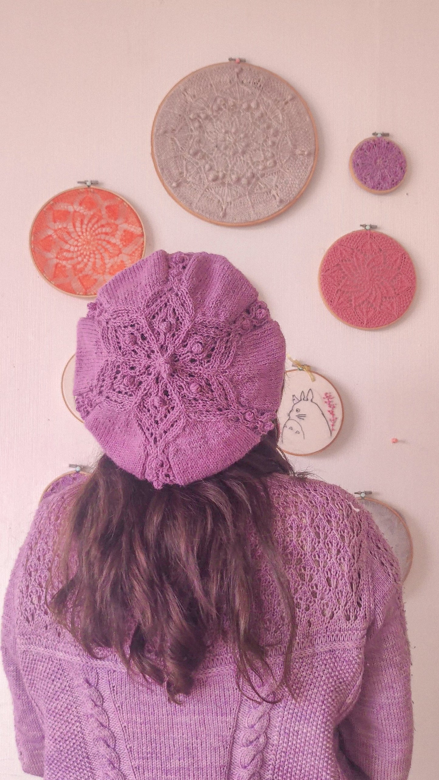 Patrón de tejido mas video "Cristal de Nieve"