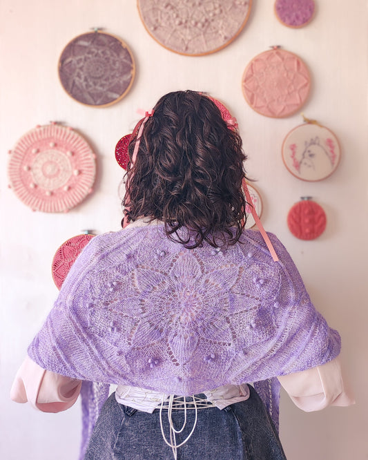 Patrón de tejido mas video "Driada Scarf"