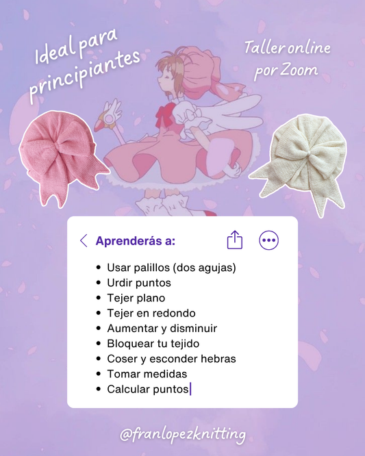 Taller Online Teje Tu Primera Boina - Principiante