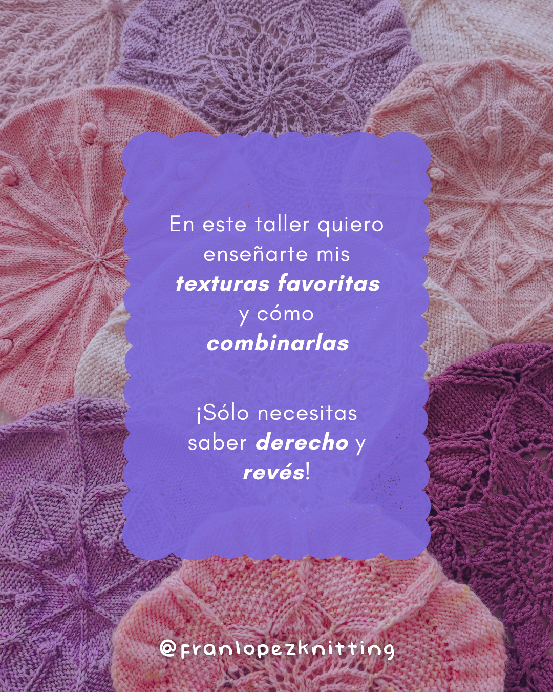 Taller Online Tejamos Texturas - Intermedio