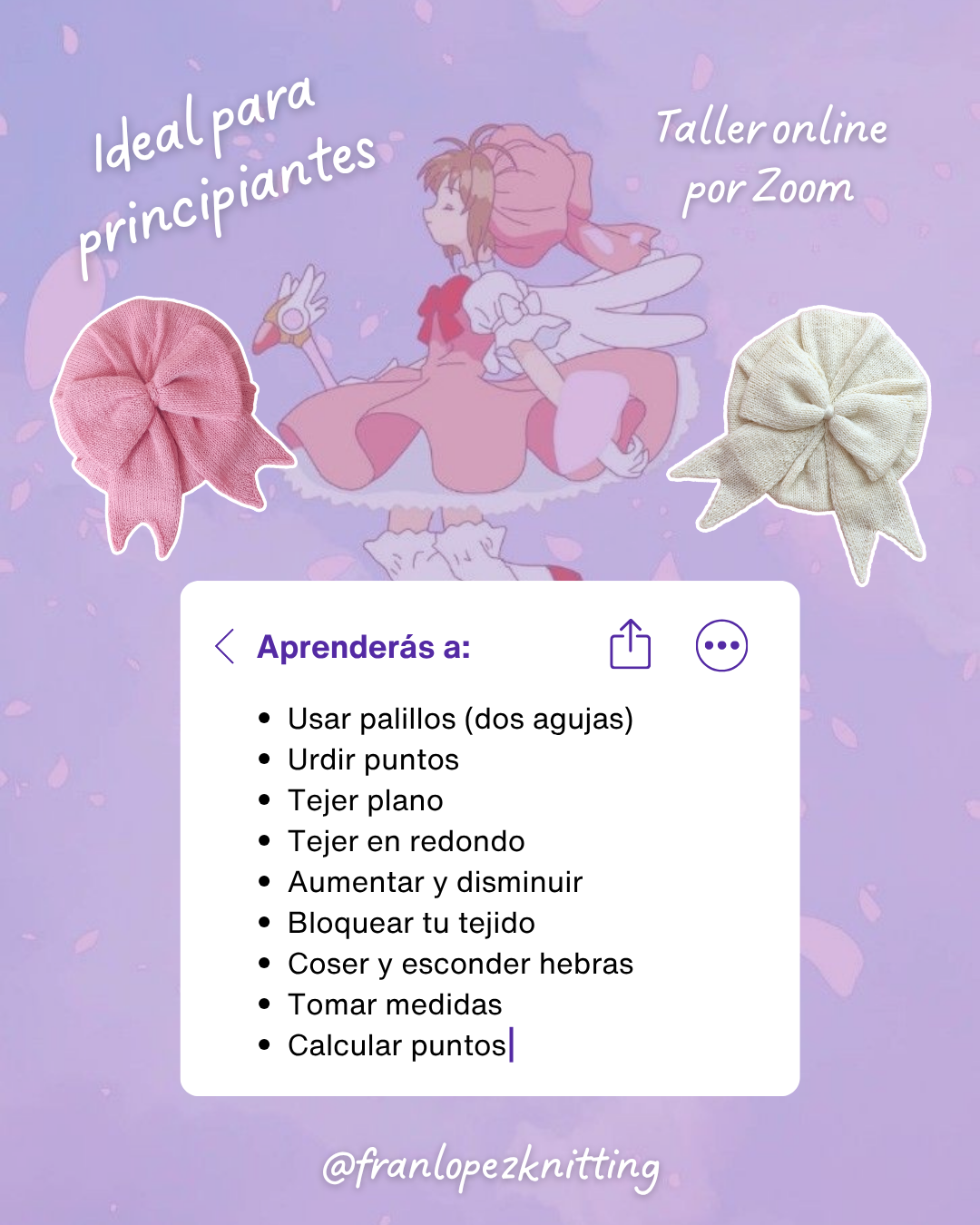 Taller Online Teje Tu Primera Boina - Principiante