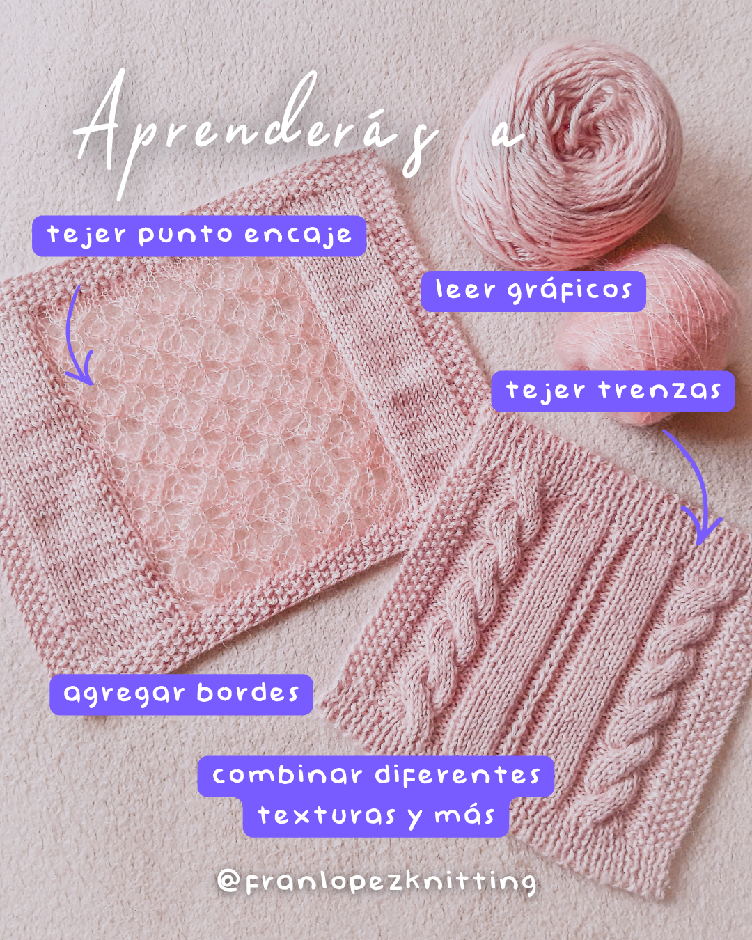 Taller Online Tejamos Texturas - Intermedio