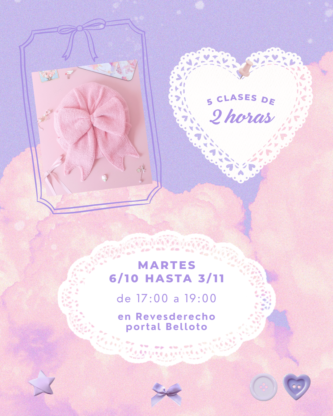 Teje Tu Primera Boina - Taller Presencial QUILPUÉ