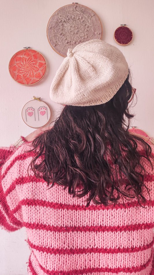 Patrón de Tejido mas video - Boina Simple