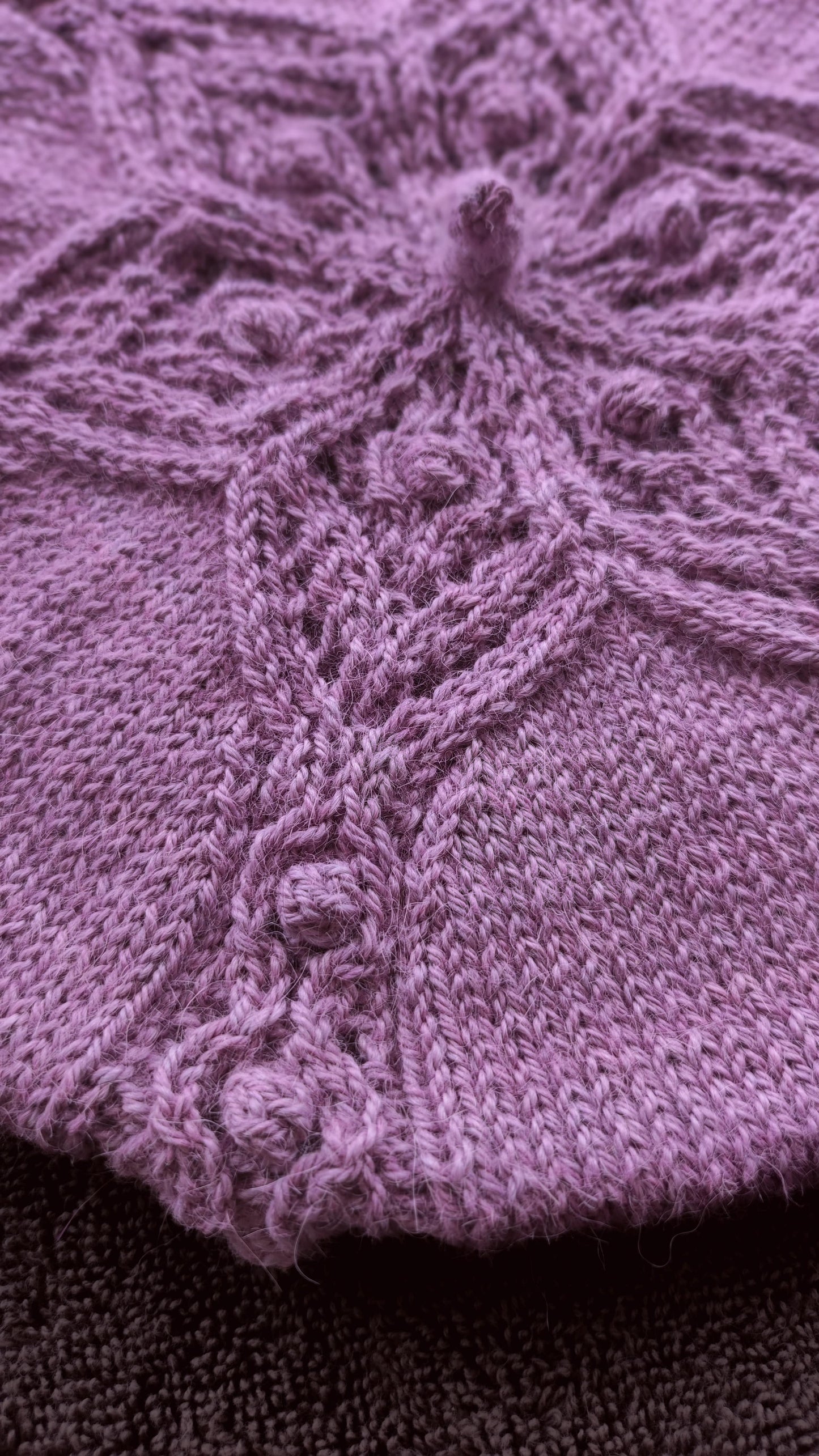 Patrón de tejido mas video "Cristal de Nieve"