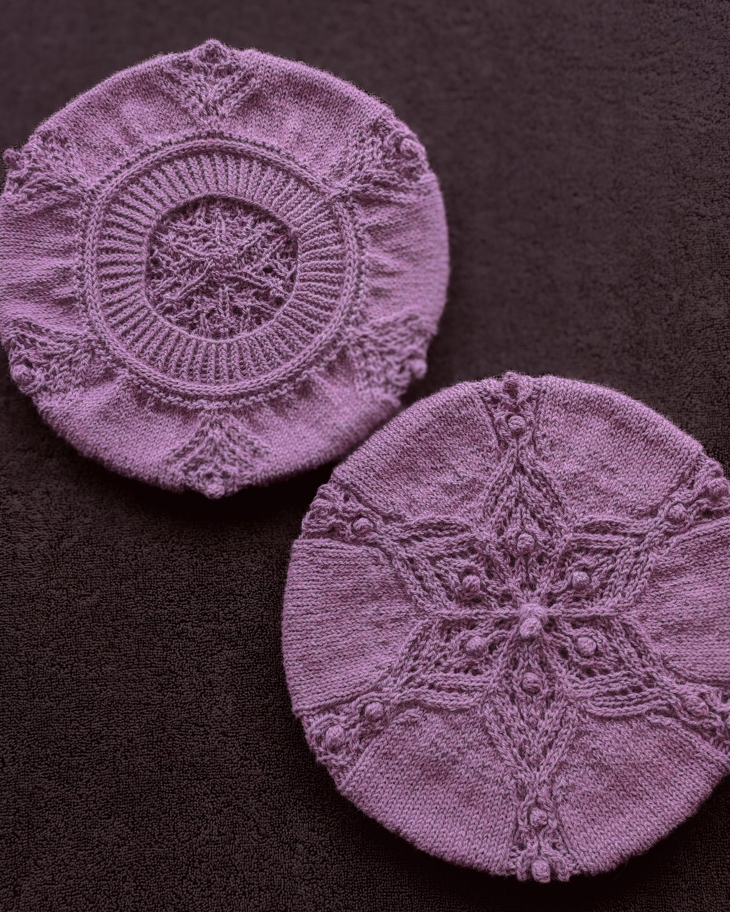 Patrón de tejido mas video "Cristal de Nieve"