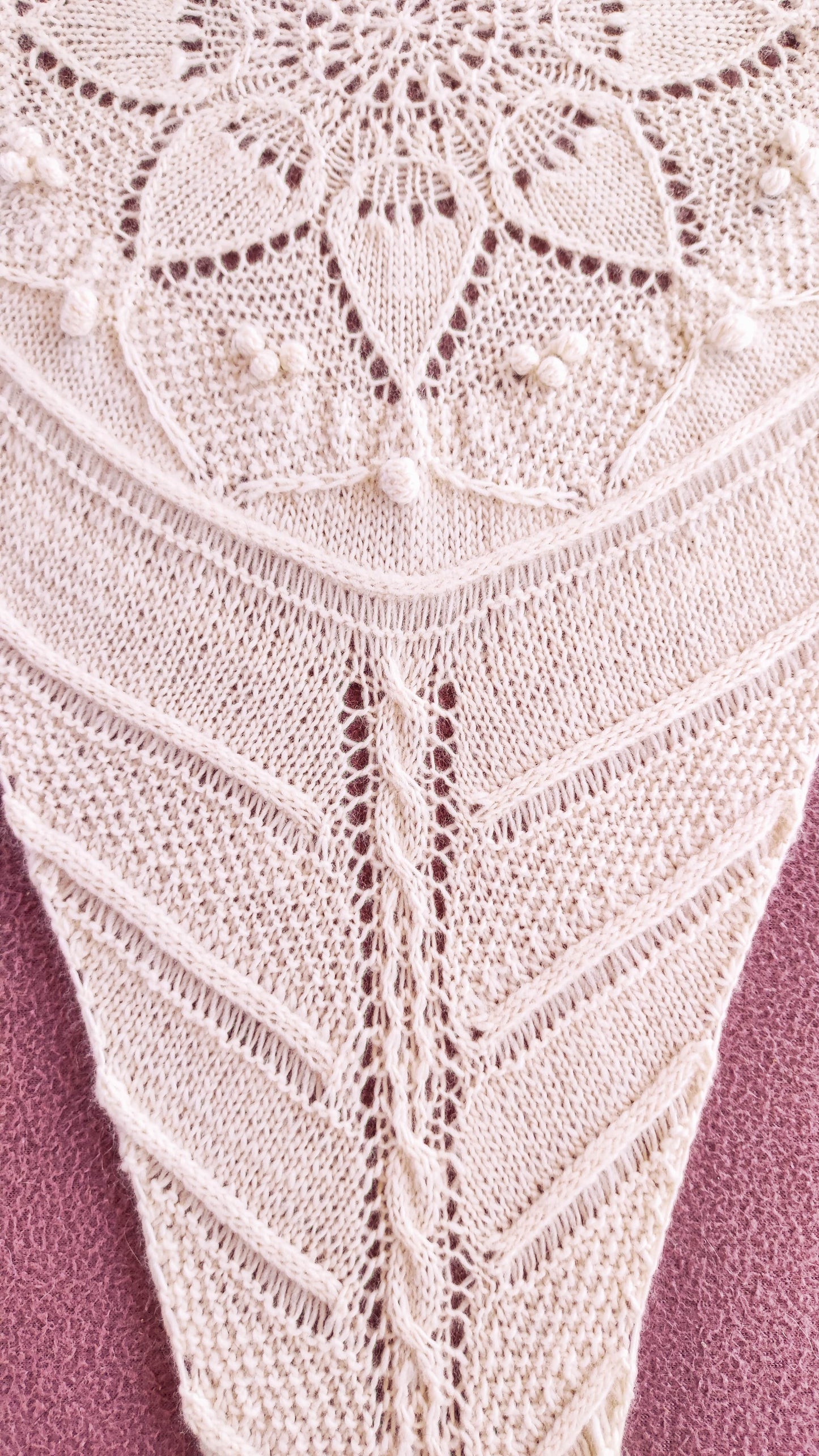 Patrón mas video "Driada Scarf"