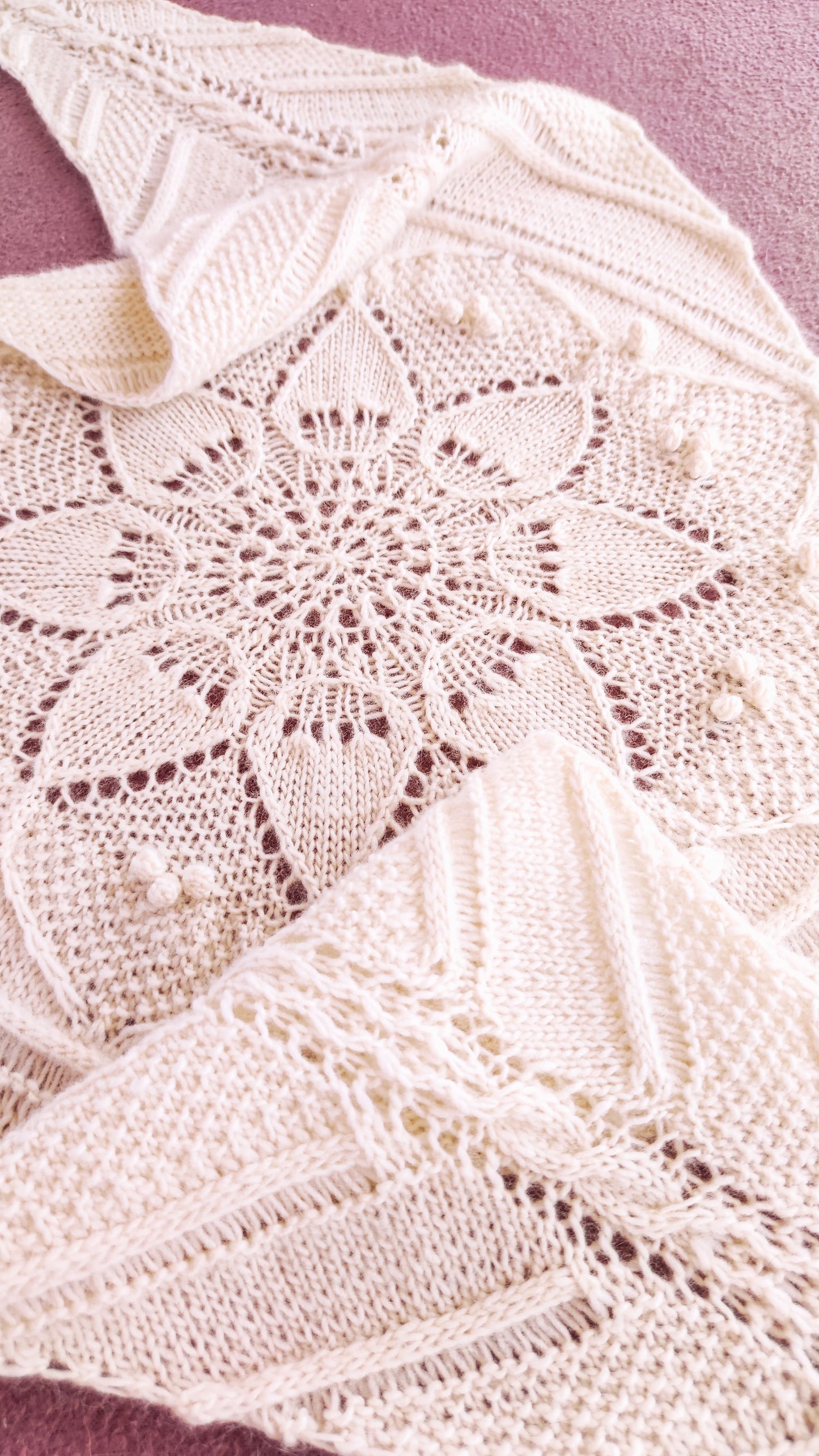 Patrón mas video "Driada Scarf"