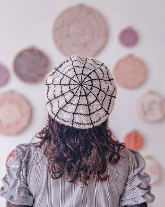 Patrón de tejido mas video "Boina Ryodan"