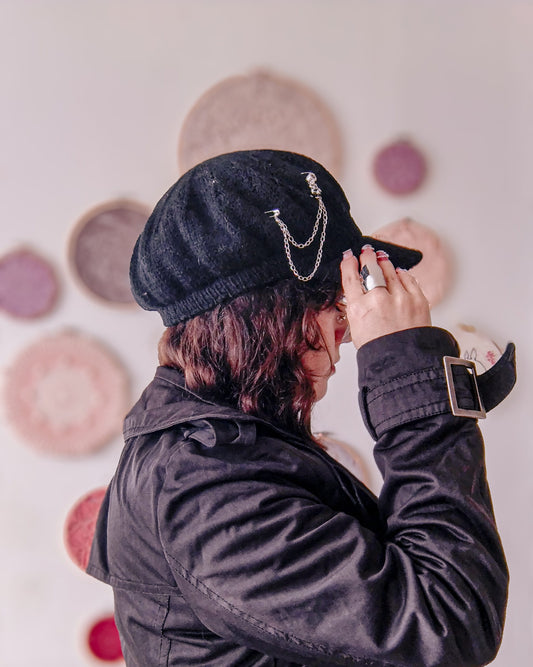 Patrón de tejido mas video "Boina Nana"