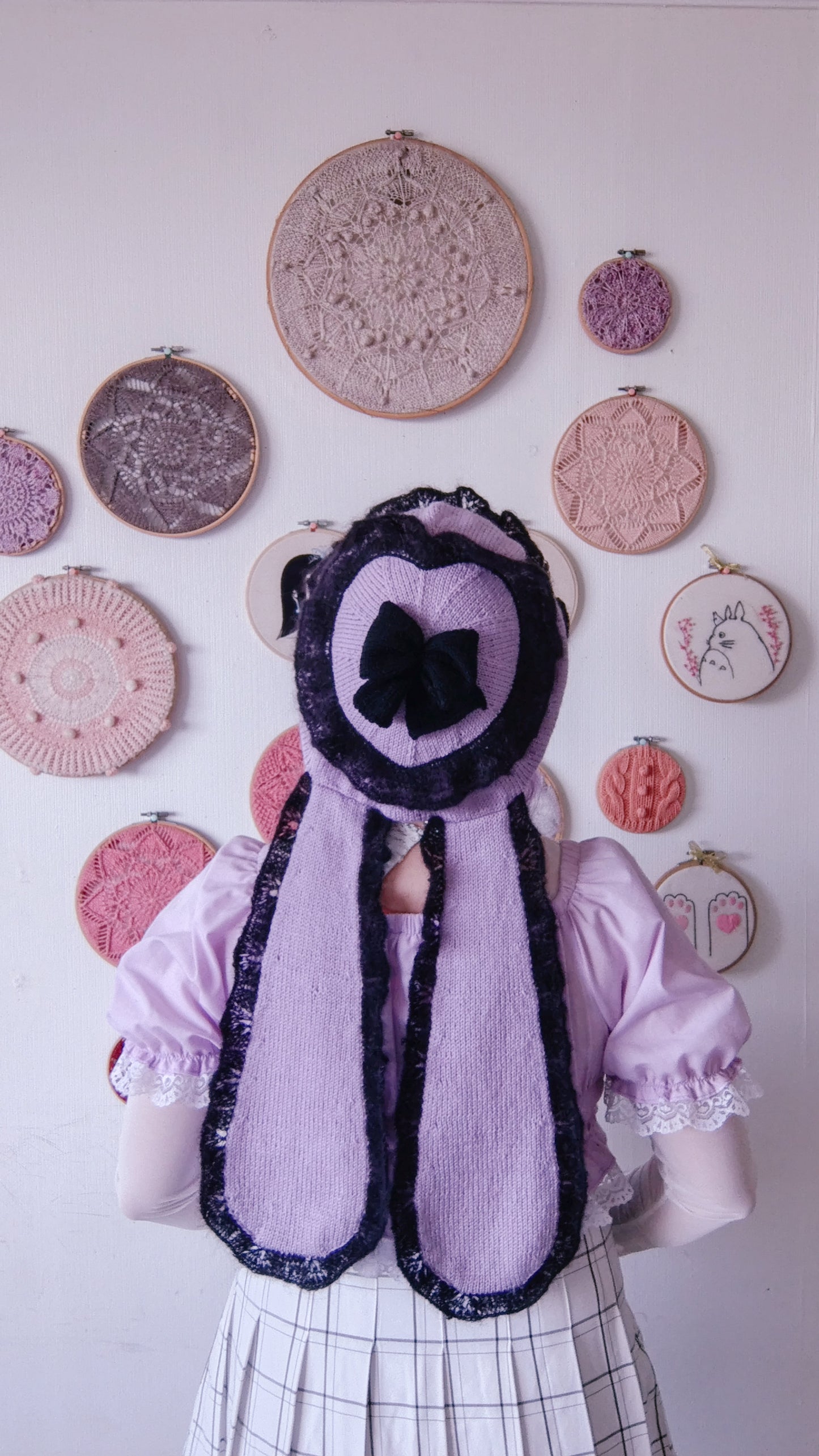 PREVENTA Patrón de tejido mas video "Boina Usagi"