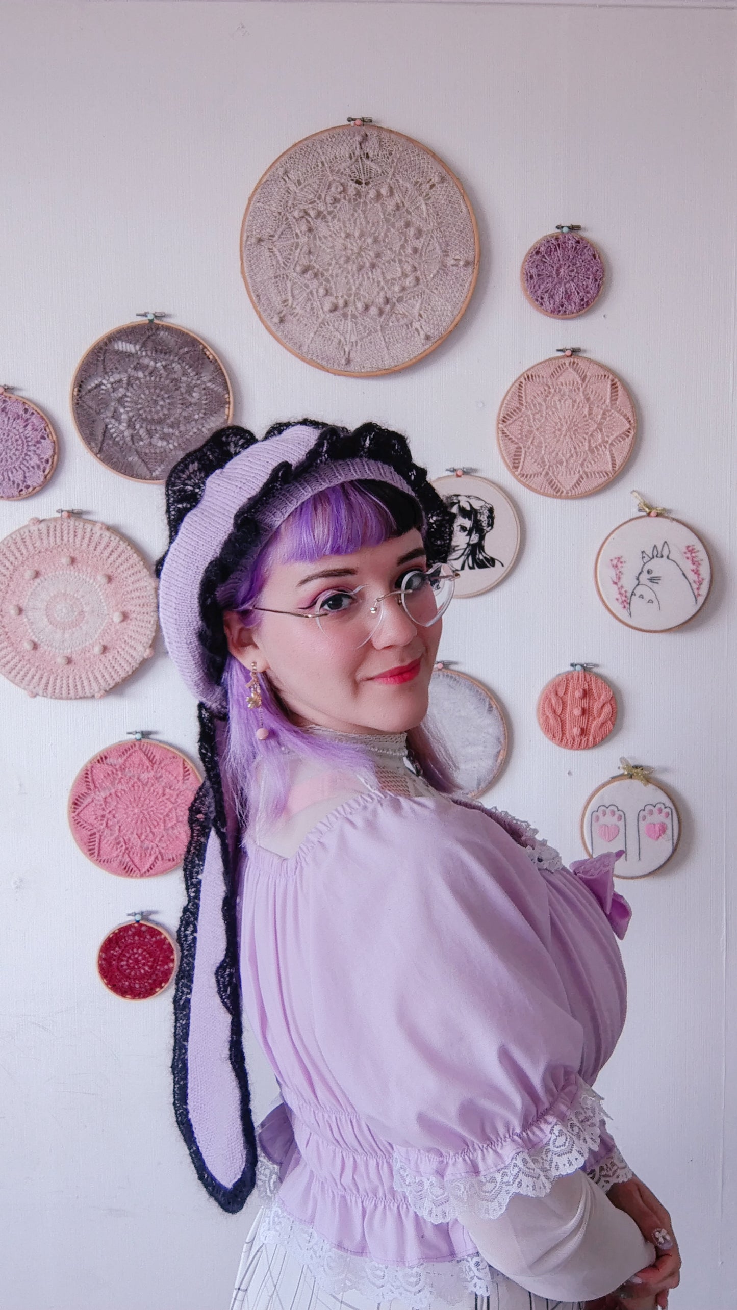 PREVENTA Patrón de tejido mas video "Boina Usagi"