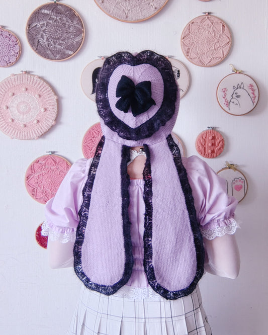 PREVENTA Patrón de tejido mas video "Boina Usagi"