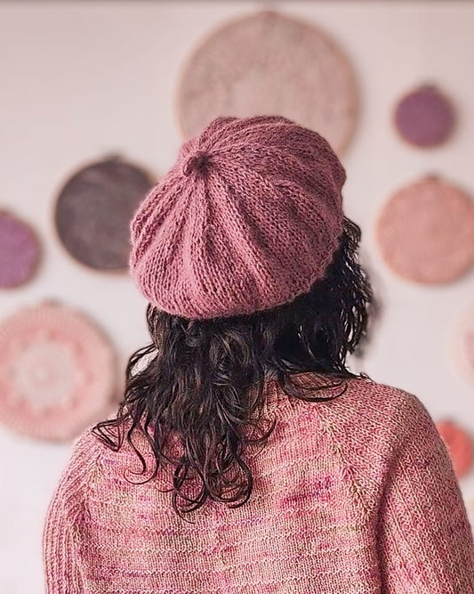 Patrón de tejido mas video "Boina Simple"